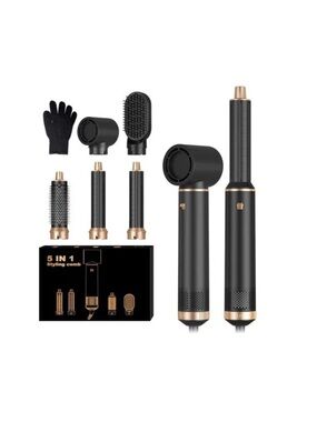5 In 1 Styling Comb Multifunctiona l Curling Comb Hair Brush Hair Styling Tool